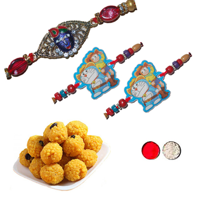 "Family Rakhis - code FH16 - Click here to View more details about this Product